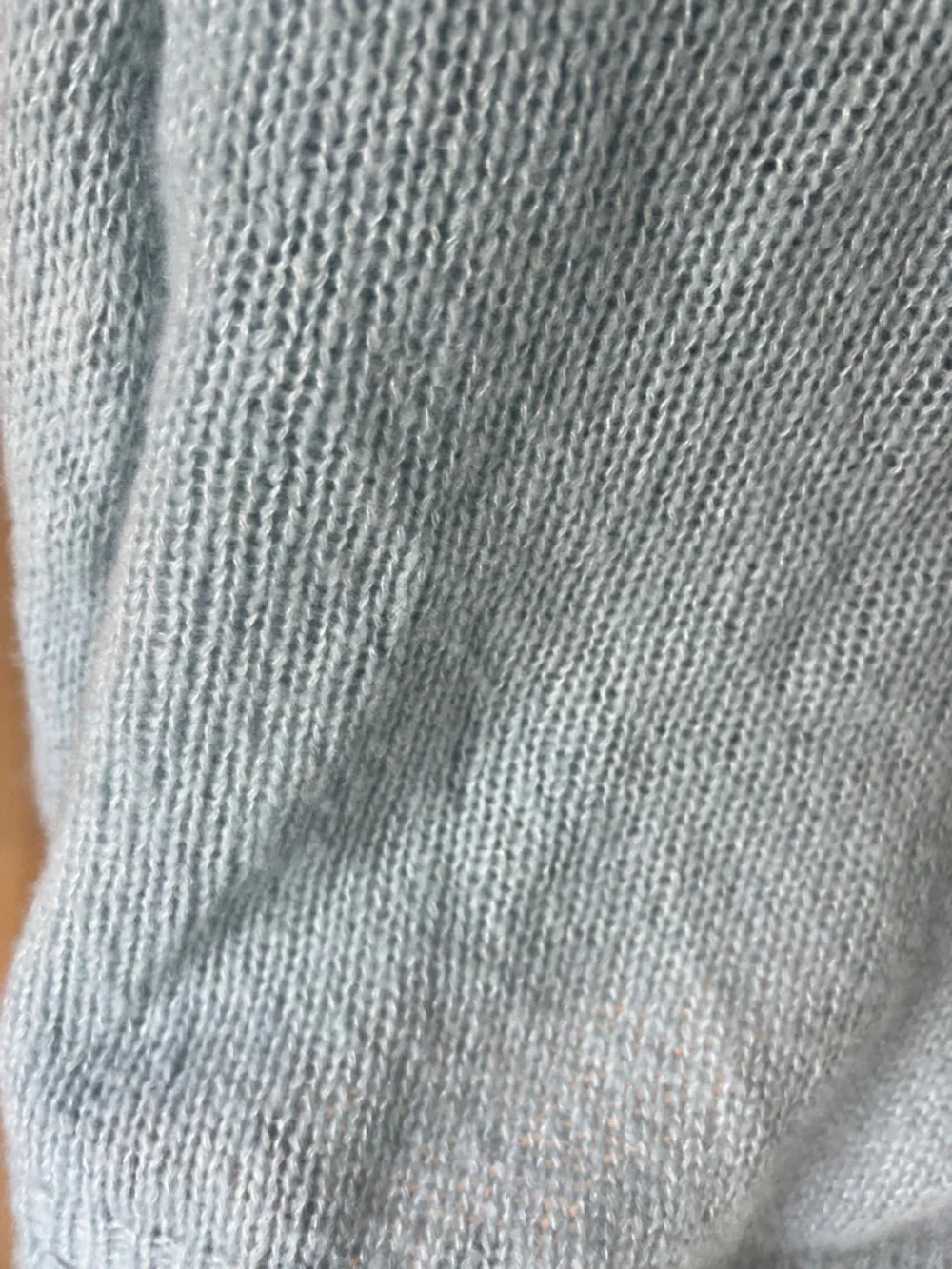 Cashmere Soft Knit sky Blue Crochet cardigan Angie Cardigan - Picture 6 of 8